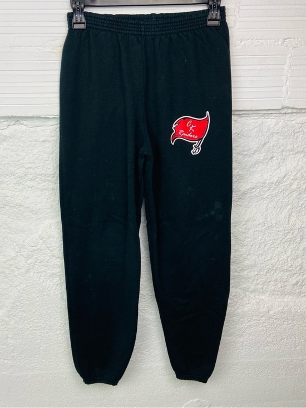 Christ the King Catholic private school CK raiders Black Sweatpants size large